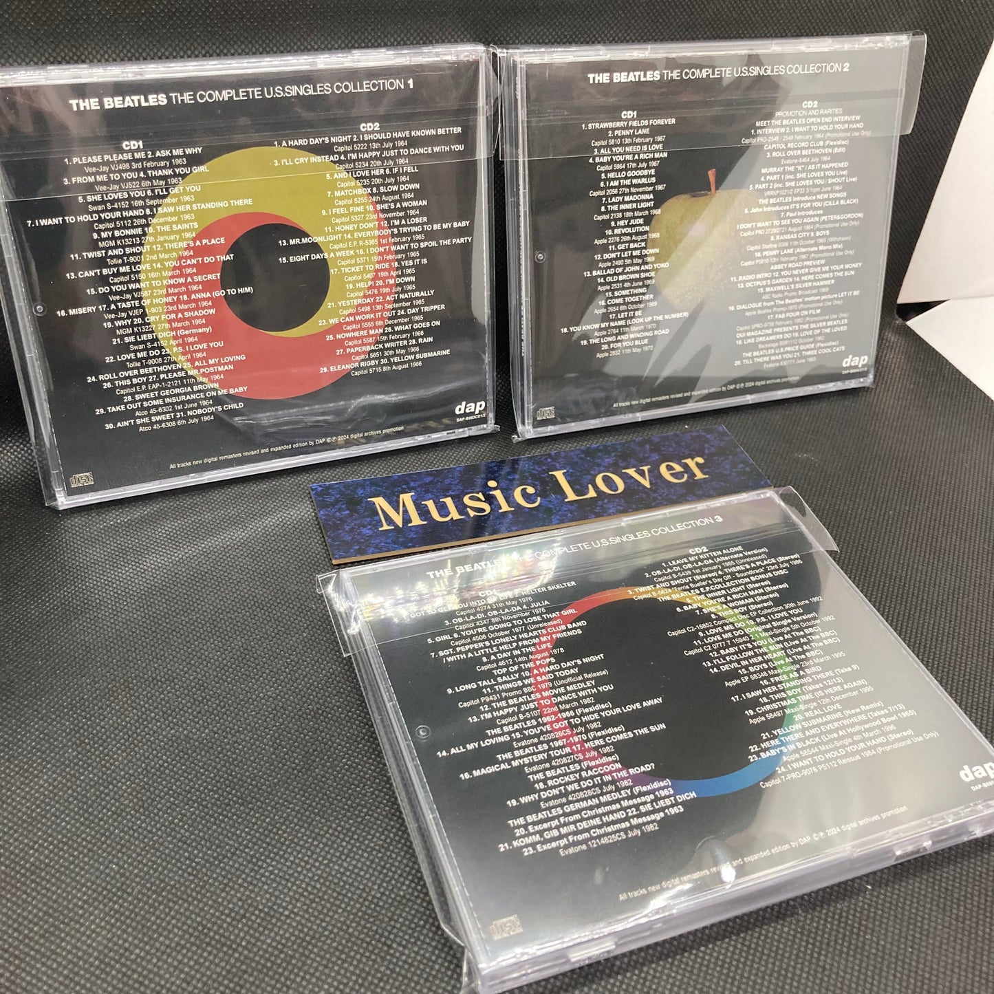 THE BEATLES / THE COMPLETE U.S.SINGLES COLLECTION 1,2,3 SET (2CD×3)