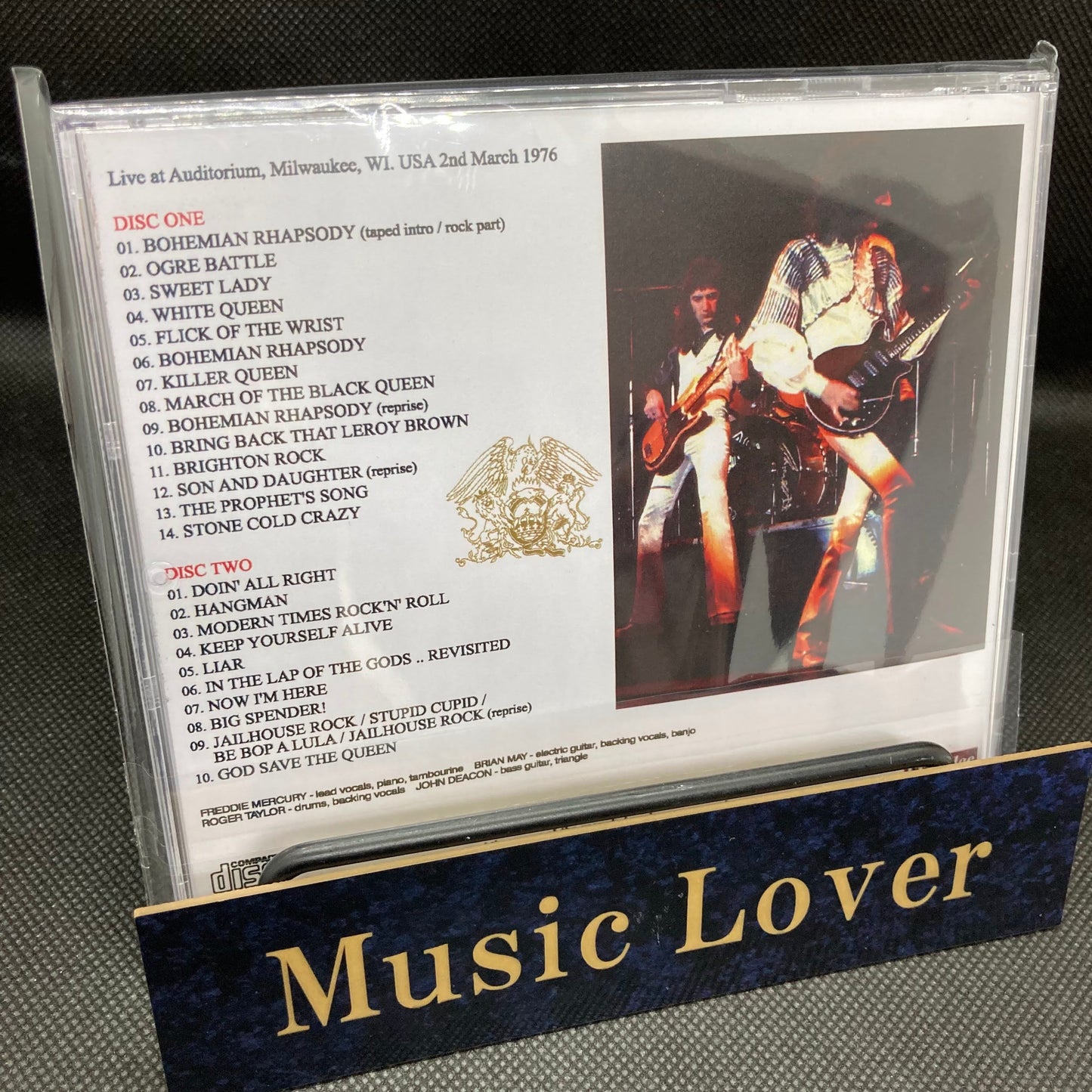 QUEEN / HANGMAN IN MILWAUKEE 1976 (2CDR)