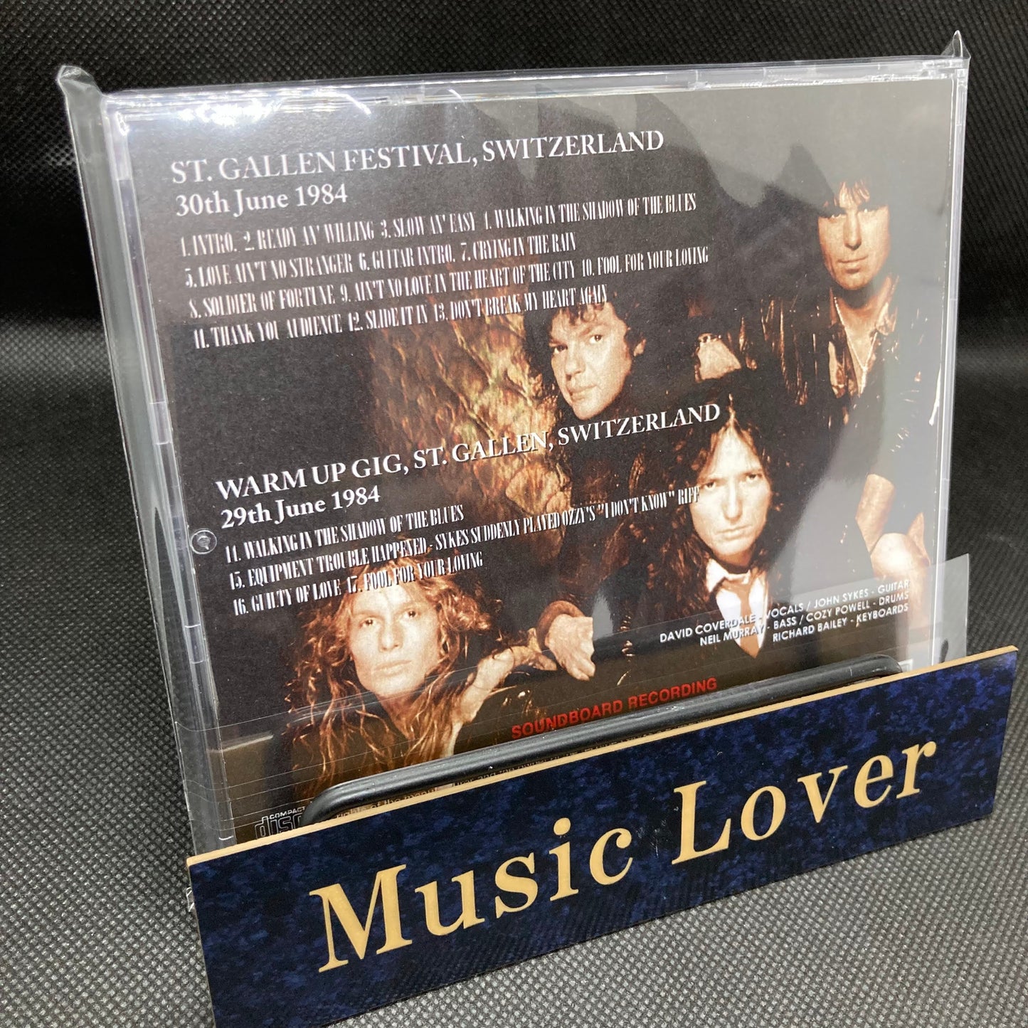 WHITESNAKE / ST. GALLEN 1984 SOUNDBOARD (1CDR)