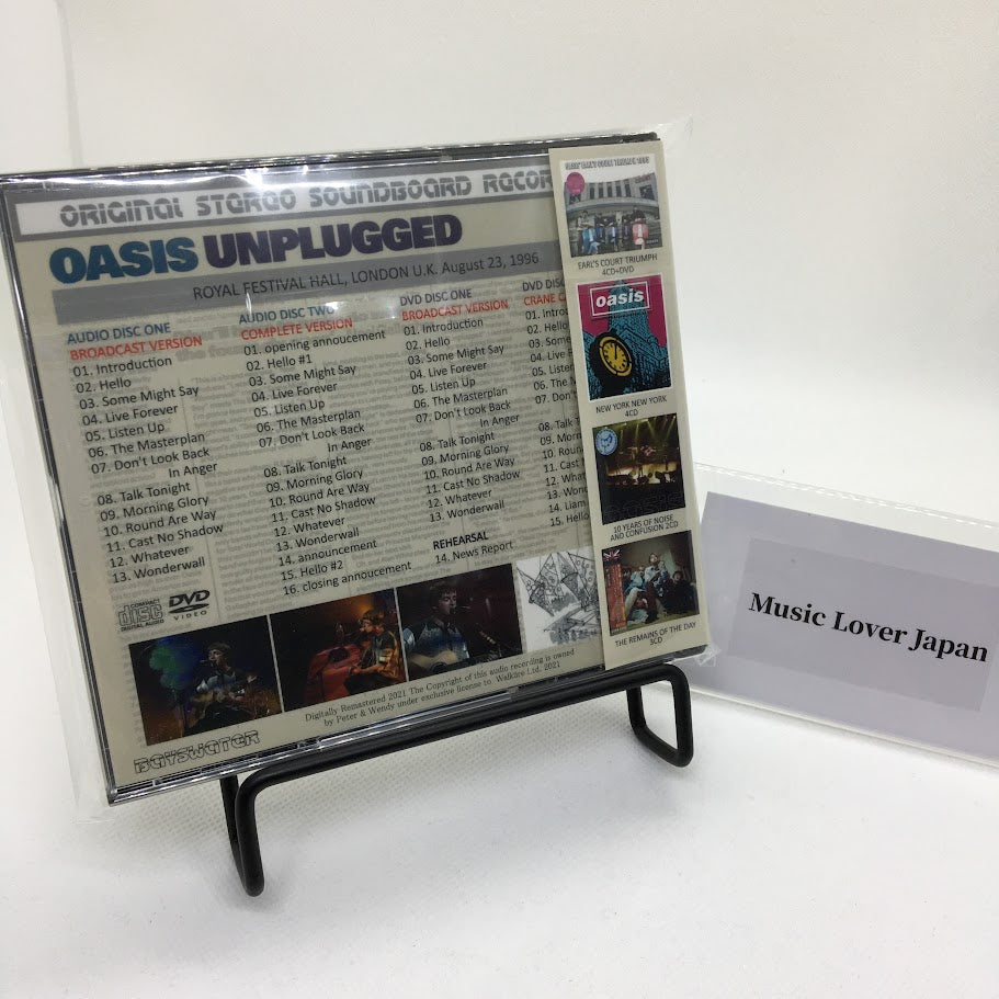 OASIS / 1996 UNPLUGGED 2CD+2DVD