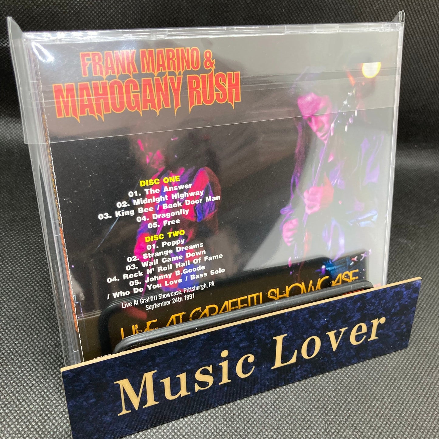 FRANK MARINO and MAHOGANY RUSH / LIVE AT GRAFFITI SHOWCASE Soundboard (2CDR)