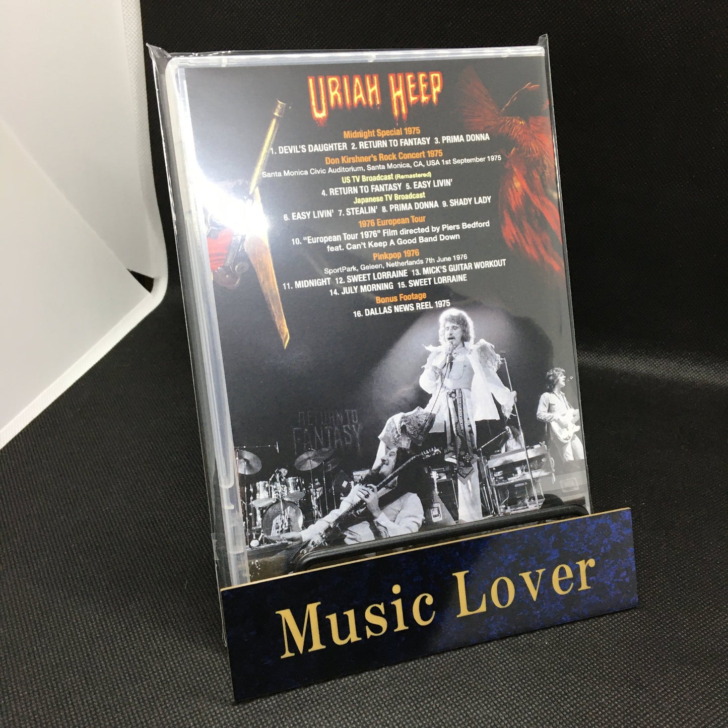 URIAH HEEP / LIVE 1975-1976 PRO SHOT (1DVDR)