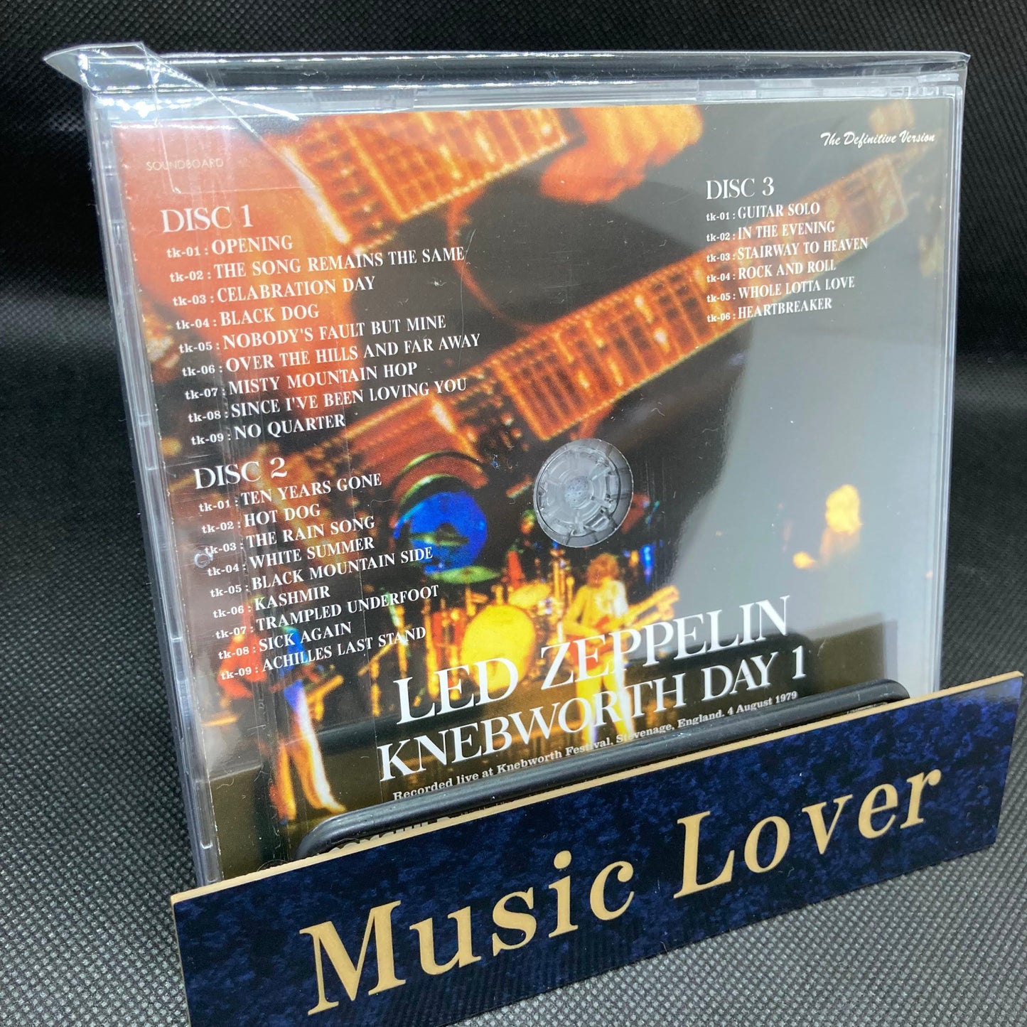 Led Zeppelin Knebworth Day 1 1979 Definitive Version 3CD Moonchild