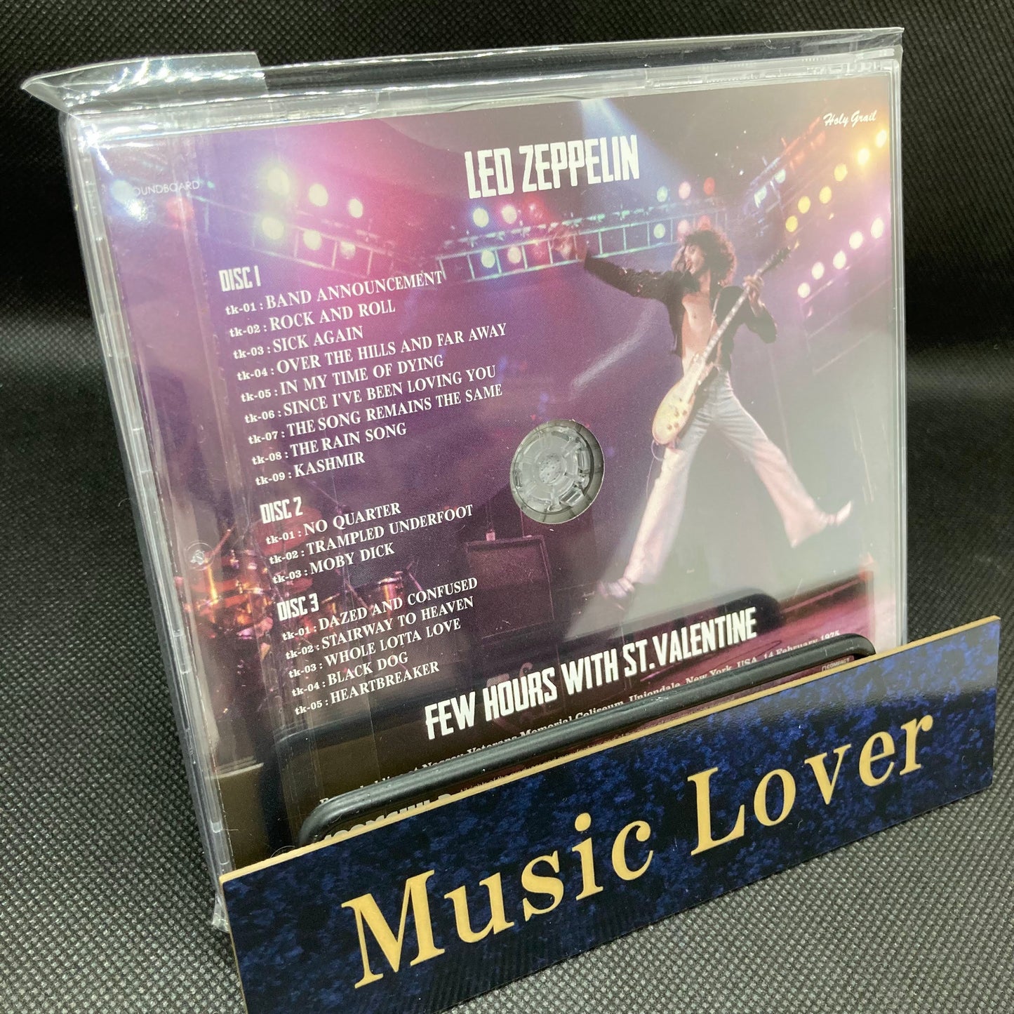 Led Zeppelin Few Hours With St. Valentine 3CD 1975 Soundboard Moonchild