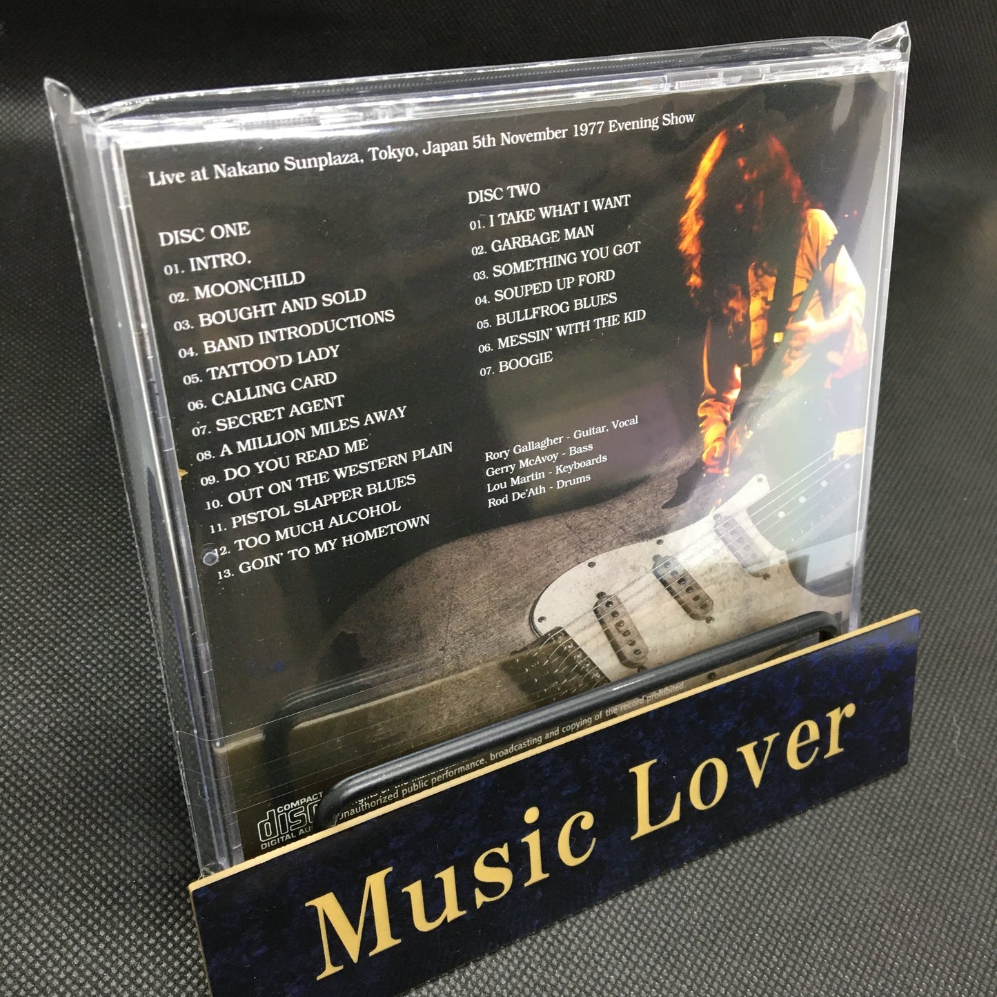 RORY GALLAGHER / TOKYO 1977 FINAL NIGHT (2CD)