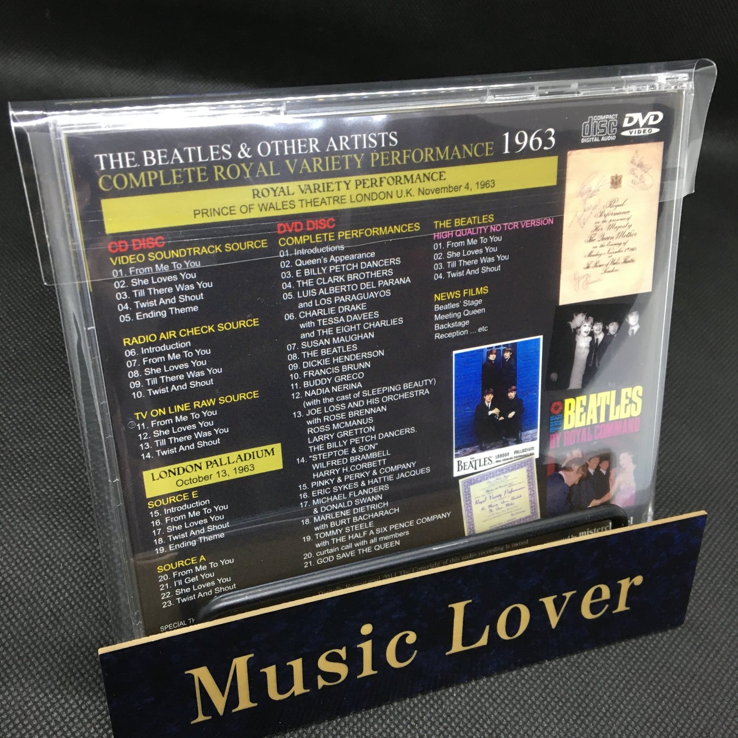 THE BEATLES / COMPLETE ROYAL VARIETY PERFORMANCE 【CD+DVD】
