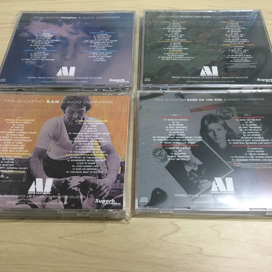 PAUL McCARTNEY & WINGS / JOHN LENNON / AI - AUDIO COMPANION 8 CD Set