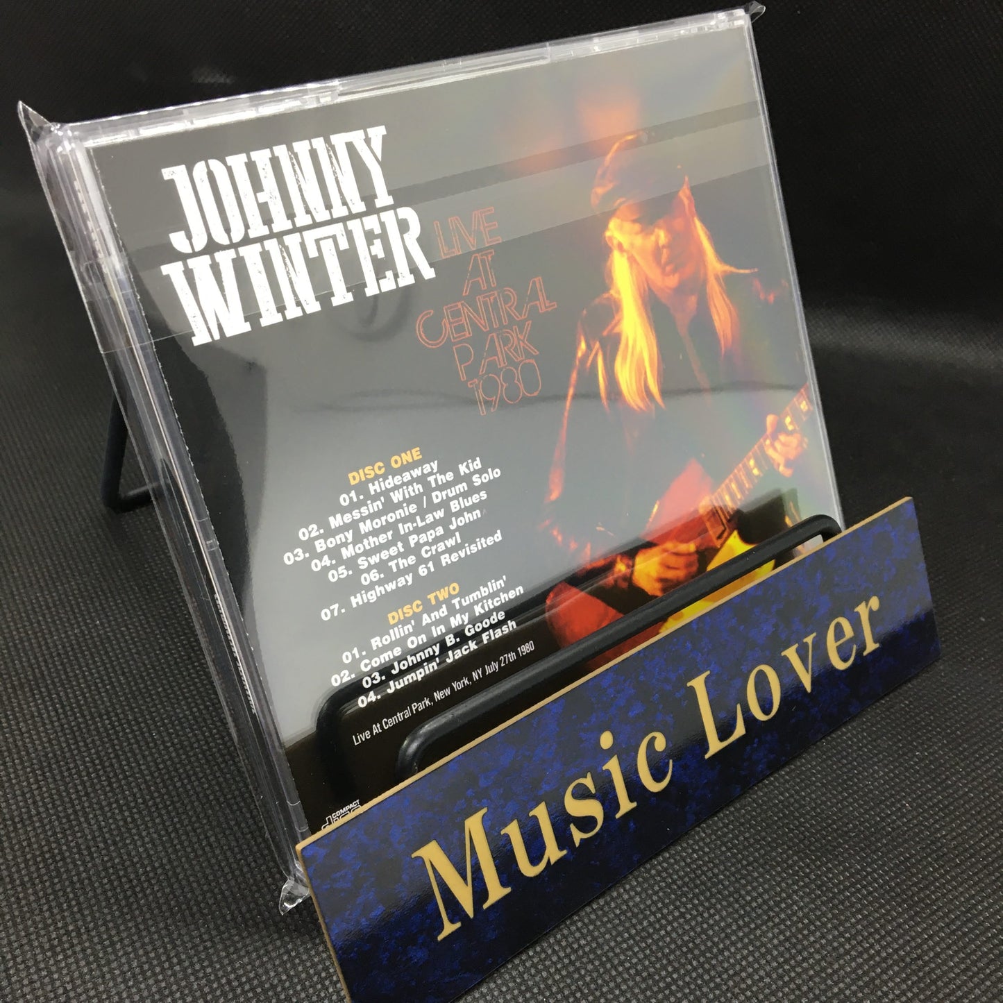 JOHNNY WINTER / LIVE AT CENTRAL PARK 1980 SOUNDBOARD (2CDR)
