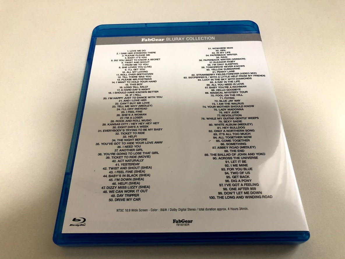 The Beatles / Spanning The Years 1962-1970 Greatest 100 Blu-ray (1BDR)