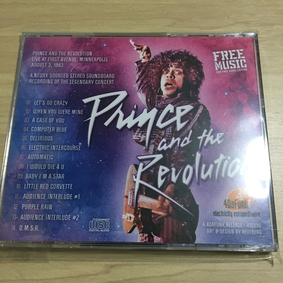 PRINCE / FIRST AVENUE 1983 From The Soundboard (1CD)