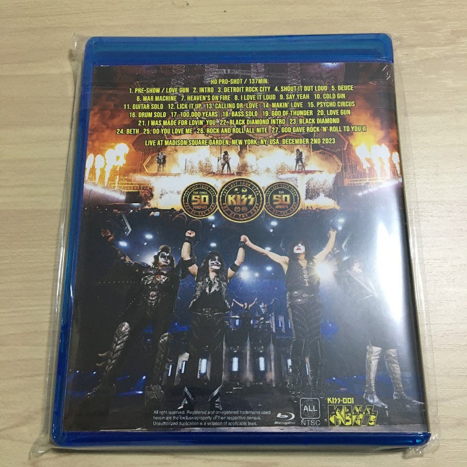 KISS / KISS' FINAL SHOW MADISON SQUARE GARDEN 2023 (1BDR) HD PRO-SHOT