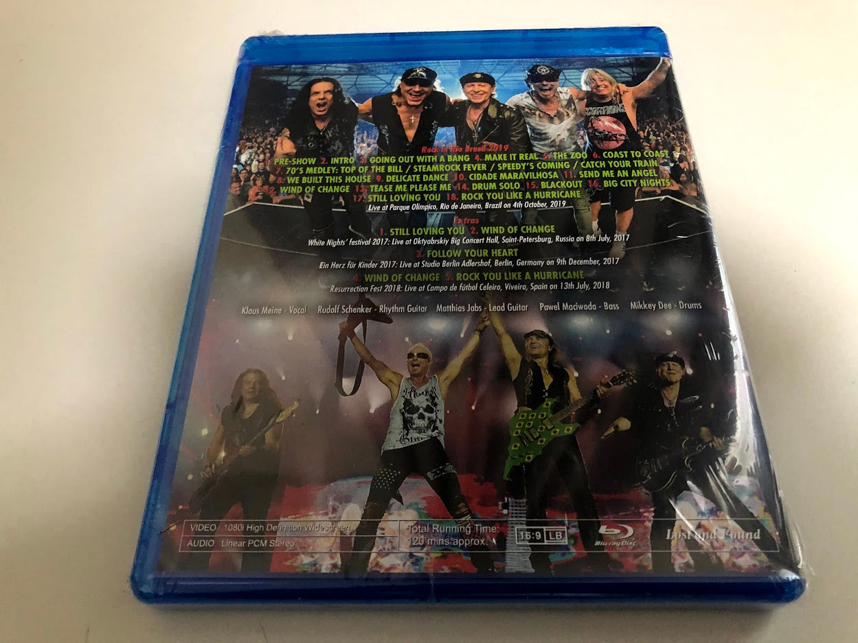 Scorpions Rock In Rio Brasil 2019 Blu-ray 1BDR