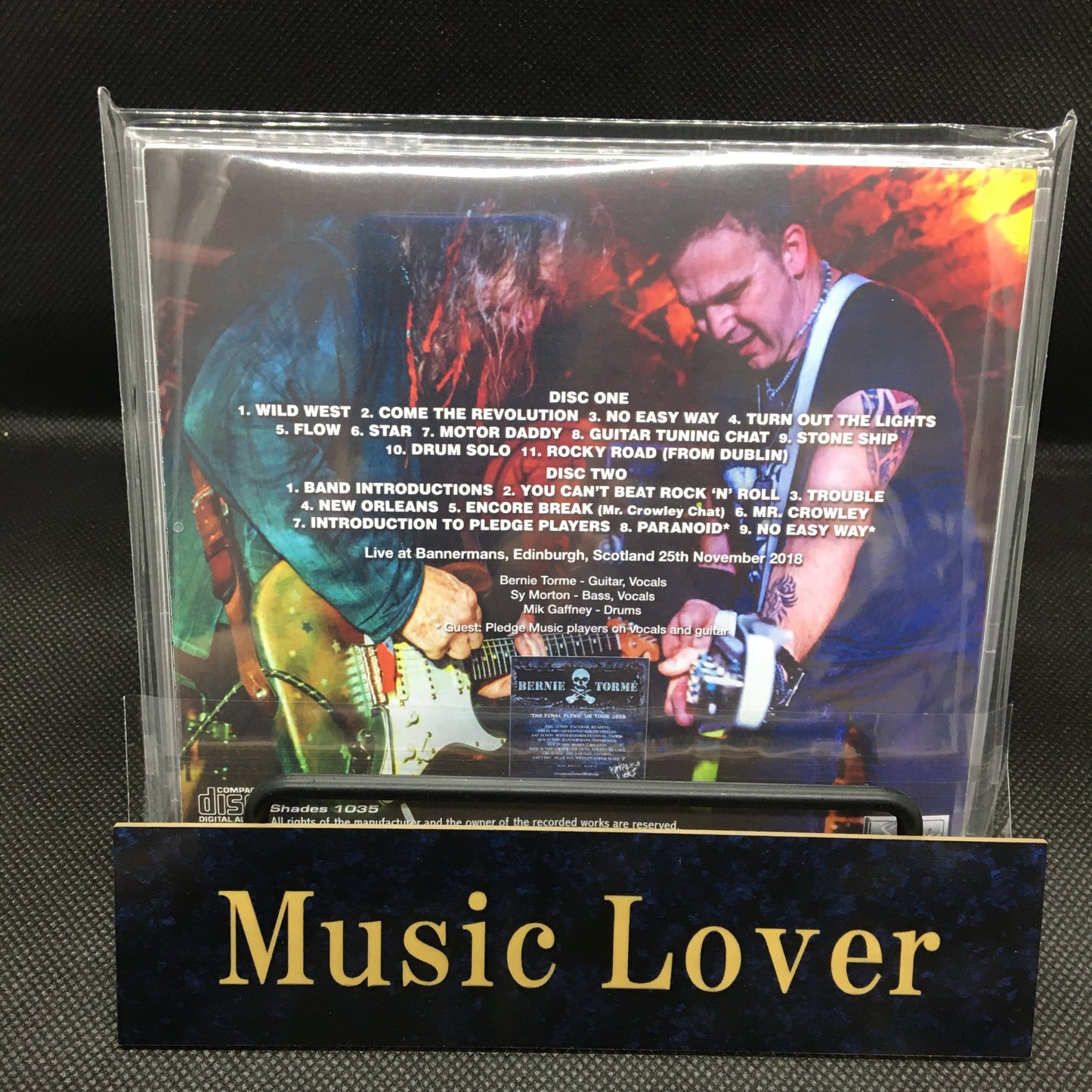 BERNIE TORME / EDINBURGH 2018 (2CDR)