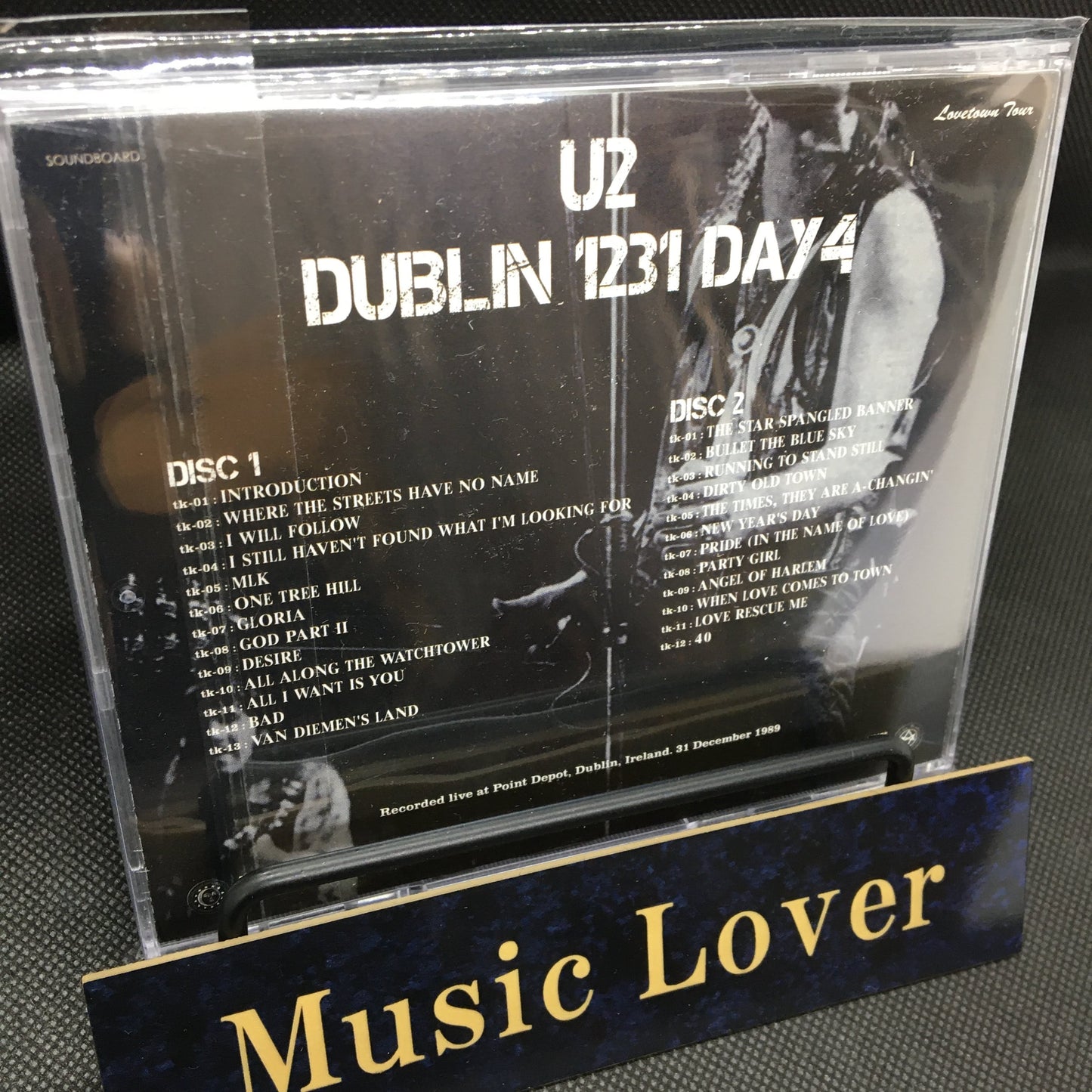 U2 / Dublin LOVE COMES TO TOWN TOUR 1989 4 Titles 8CD Set Soundboard Moonchild