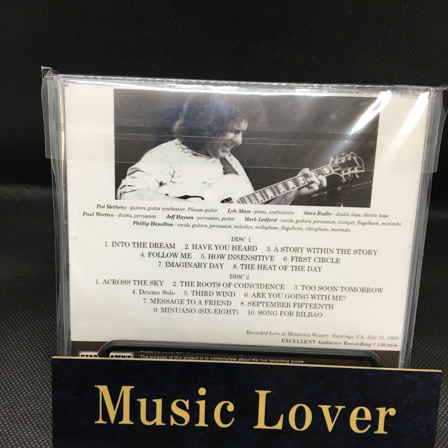 PAT METHENY GROUP / LIVE IN SARATOGA 980721 (2CDR)