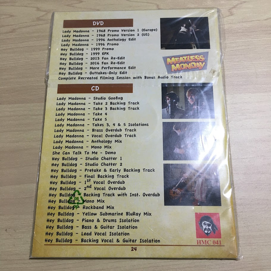 The Beatles Lady Madonna & Hey Bulldog 1CD 1DVD Booklet Set TMOQ Gazette