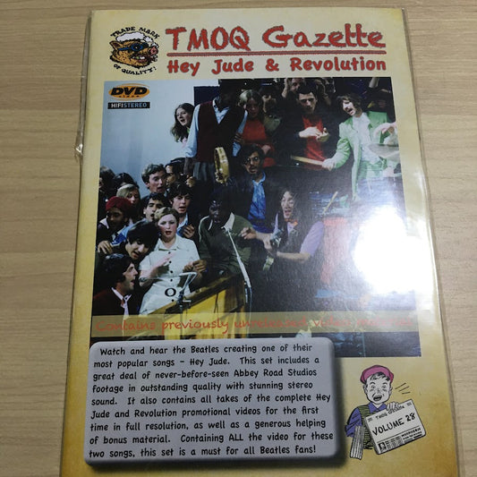 The Beatles Hey Jude & Revolution 1CD 1DVD Set TMOQ 24Page Booklet