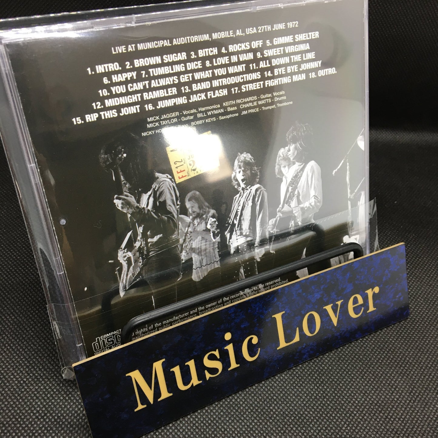 THE ROLLING STONES / MOBILE 1972 (1CD)