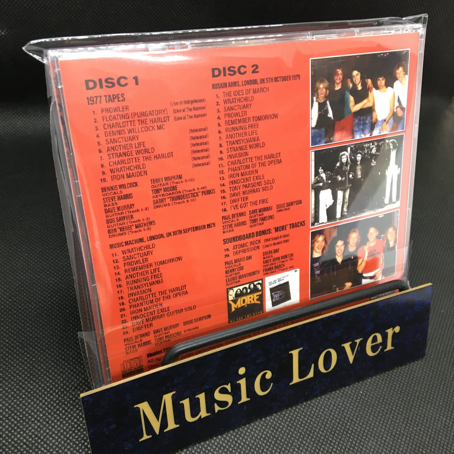 IRON MAIDEN / THE EARLIEST TAPES 1977-1979 (2CDR)