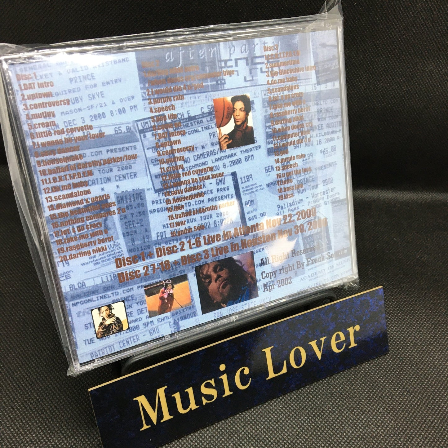 Prince / Atlanta 11-22-00 + Houston 11-30-00 (3CDR)