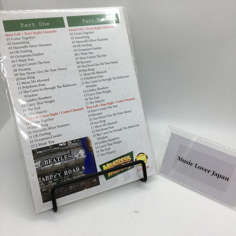 The Beatles Abbey Road 5.1 Channels Copy Cat 2CD Booklet 51 Tracks