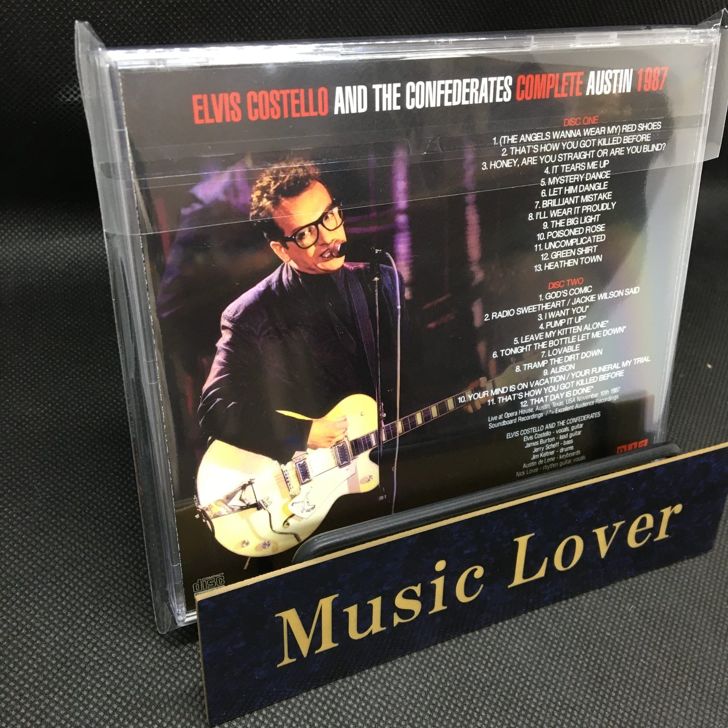 ELVIS COSTELLO AND THE CONFEDERATES / COMPLETE AUSTIN 1987 (2CDR)