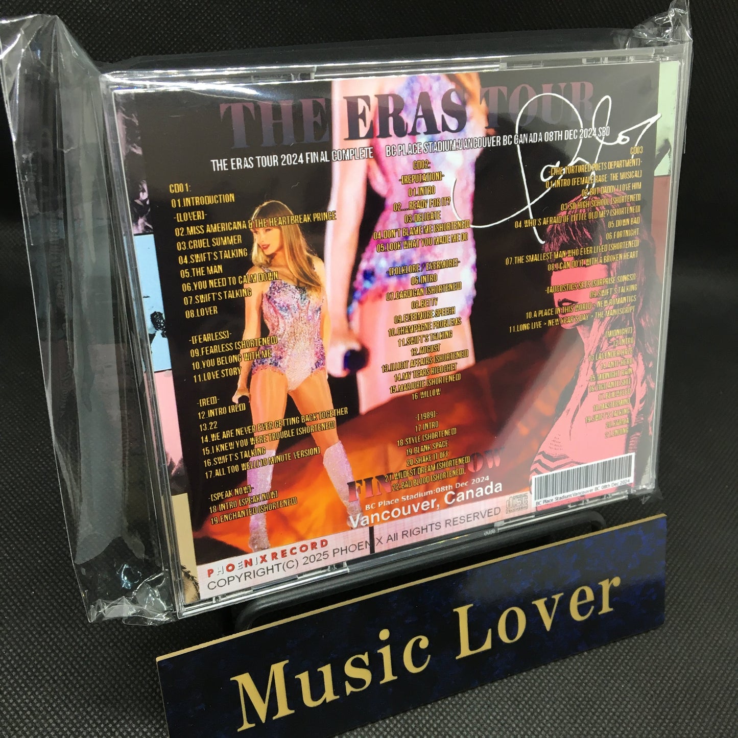 Taylor Swift / The Eras Tour 2024 Final complete SOUNDBOARD (3CDR)