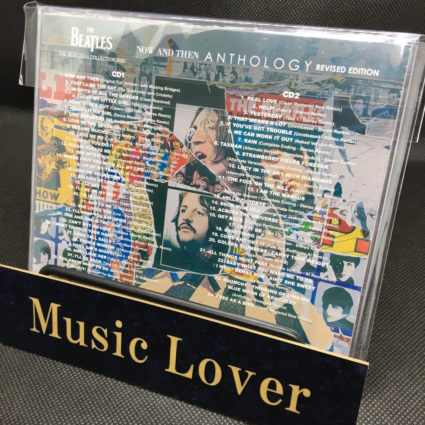 THE BEATLES / NOW AND THEN ANTHOLOGY REVISED EDITION THE BEATLES AI COLLECTION 2025 (2CD)