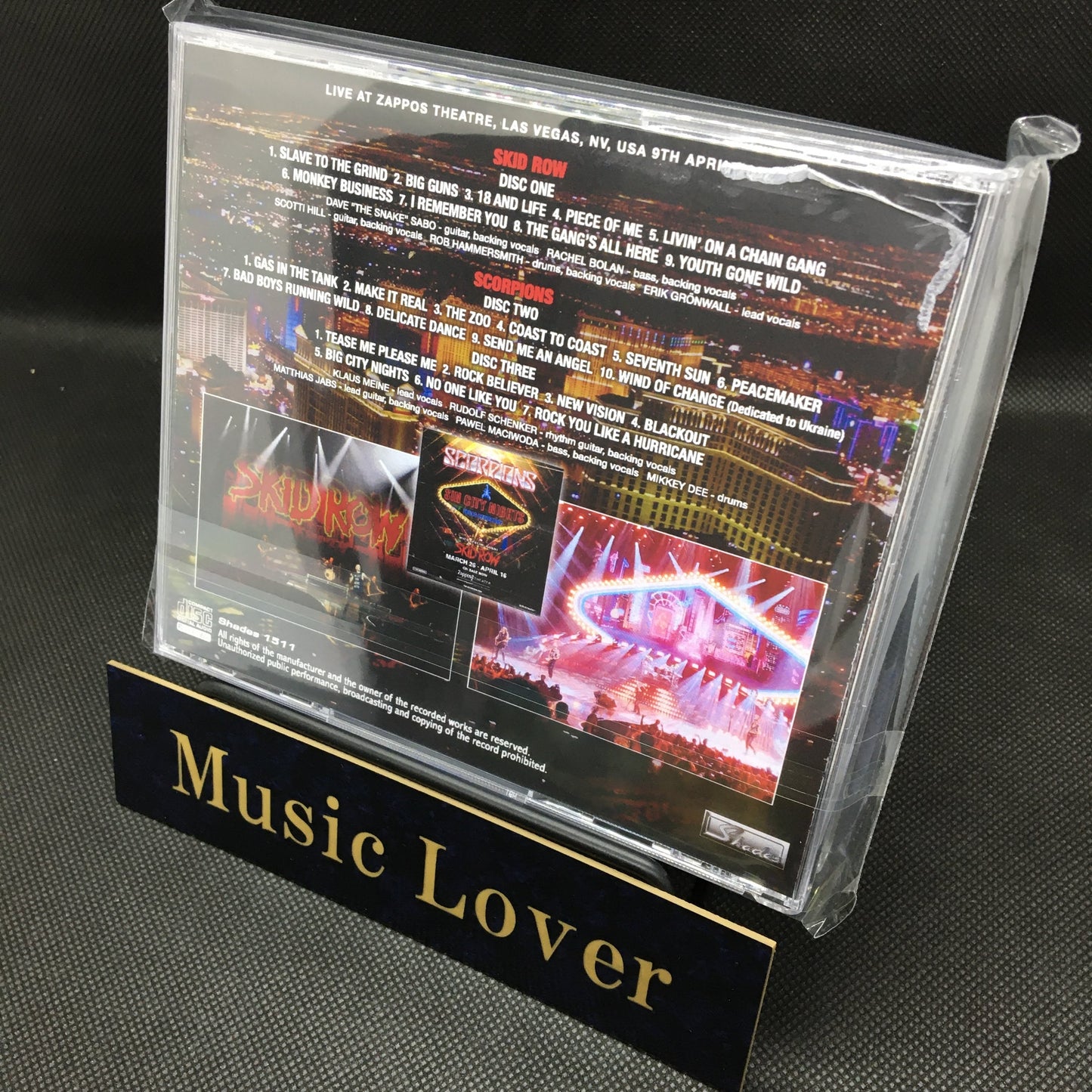 SCORPIONS / SKID ROW / LAS VEGAS 2022 (3CDR)