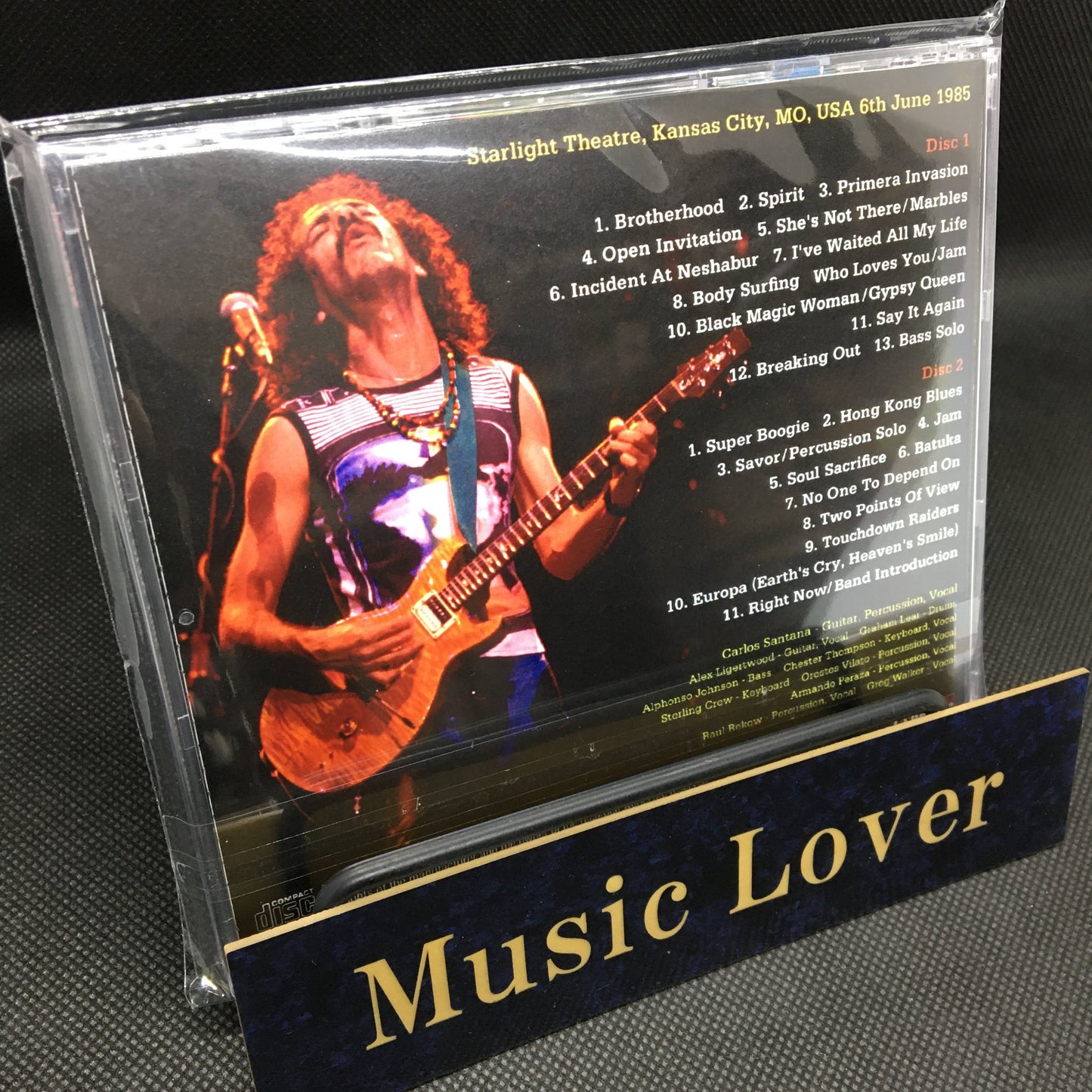 SANTANA / KANSAS CITY 1985 Soundboard (2CDR)