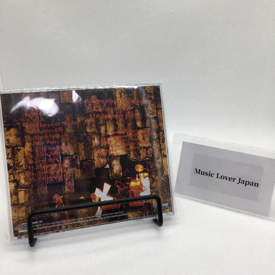 BLACK SABBATH / CHICAGO RULES 1981 (1CDR)