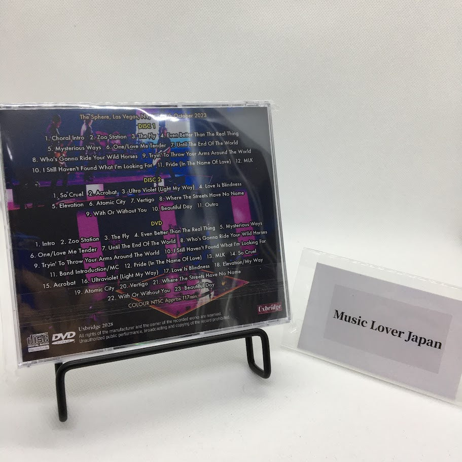 U2 / LAS VEGAS 2023 5TH NIGHT (2CDR+1DVDR)