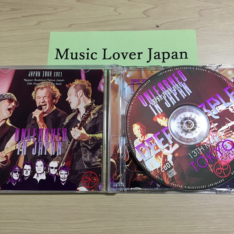 Deep Purple / Unleashed In Japan Tour 2023 (2CDR) Nippon Budokan Tokyo