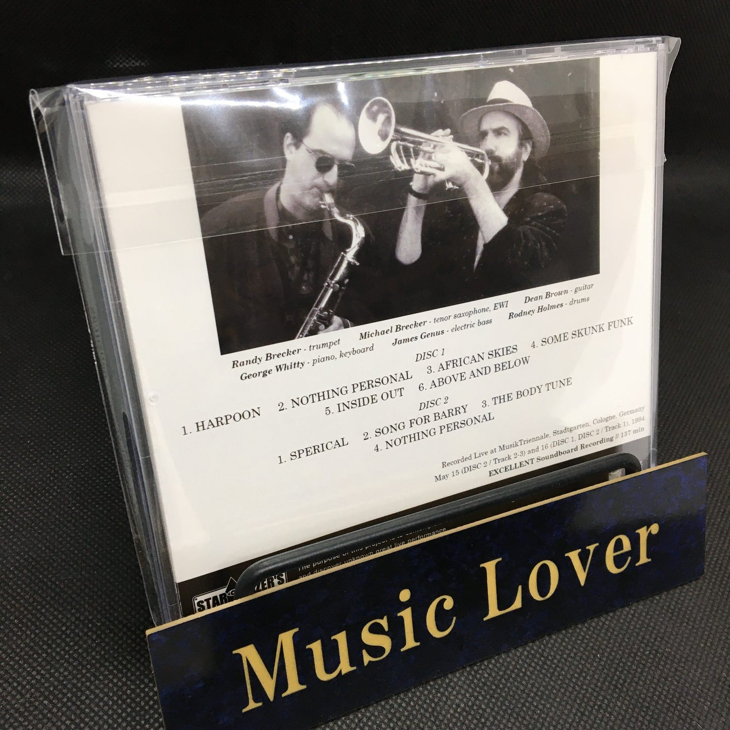 THE BRECKER BROTHERS / LIVE IN COLOGNE 1994 (2CDR)