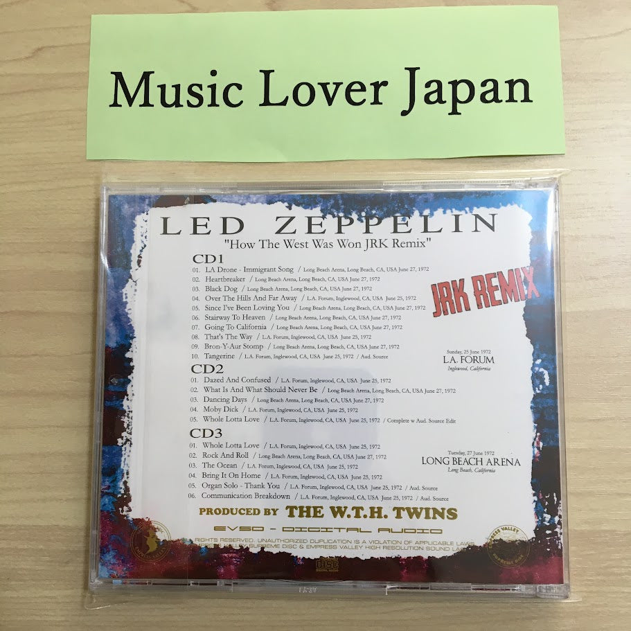 LED ZEPPELIN / HOW THE WEST WAS WON JRK REMIX (3CD)