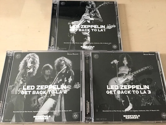 Led Zeppelin Get Back To LA 1 & 2 & 3 1975 3 Set 9CD Moonchild