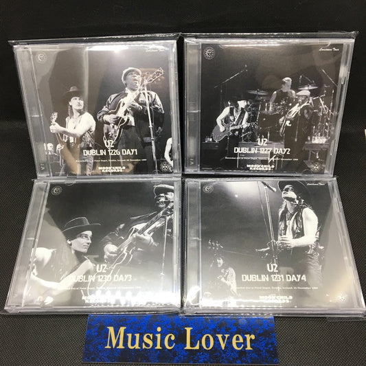 U2 / Dublin LOVE COMES TO TOWN TOUR 1989 4 Titles 8CD Set Soundboard Moonchild