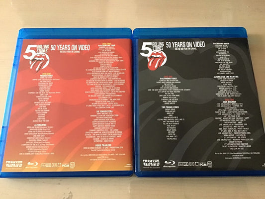 The Rolling Stones 50 Years On Video Black & Red Edition Blu-ray 4 Discs Set BDR