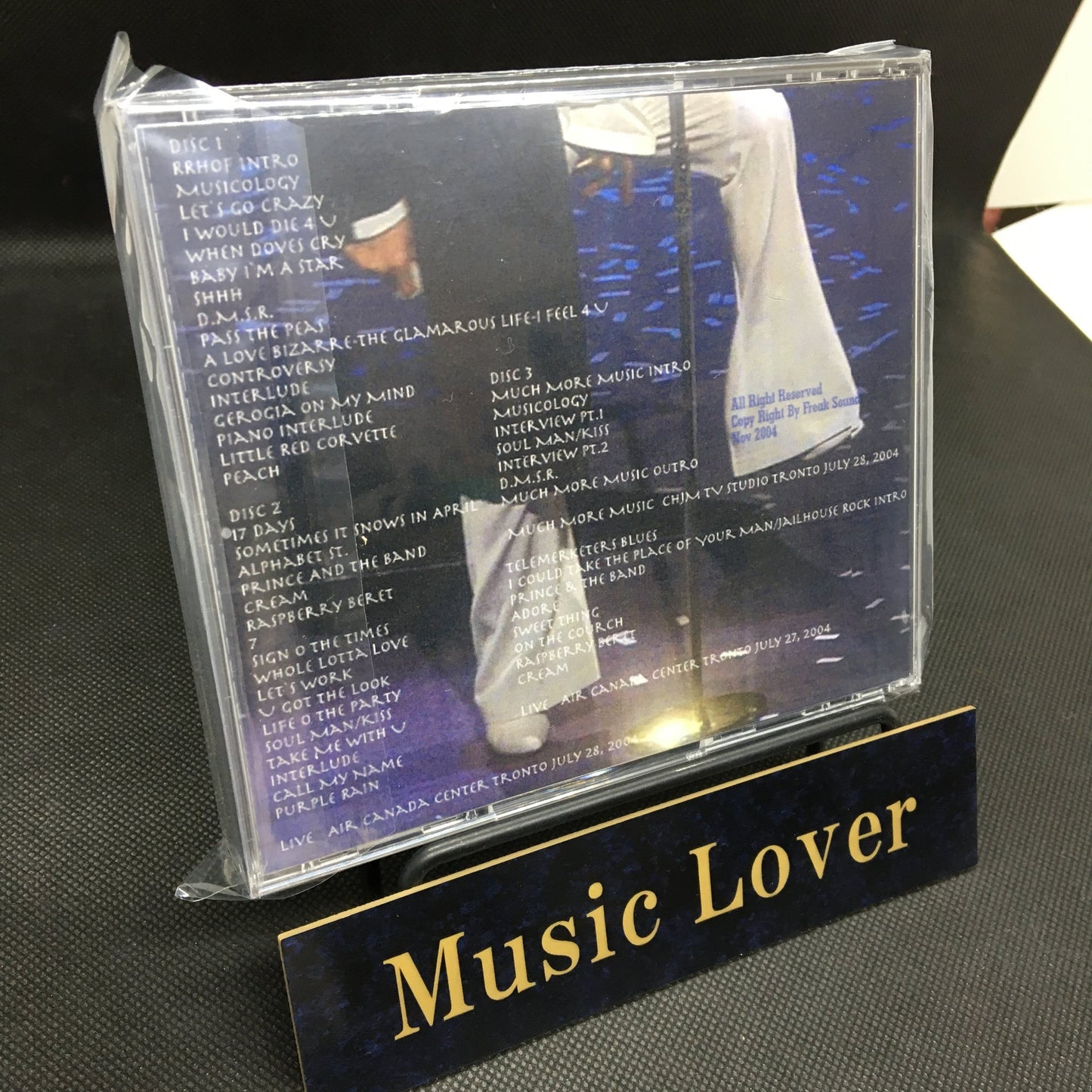PRINCE / 7-17-04 Hartford + 7-27&28-04 Toronto Special Set (2CDR+3CDR)