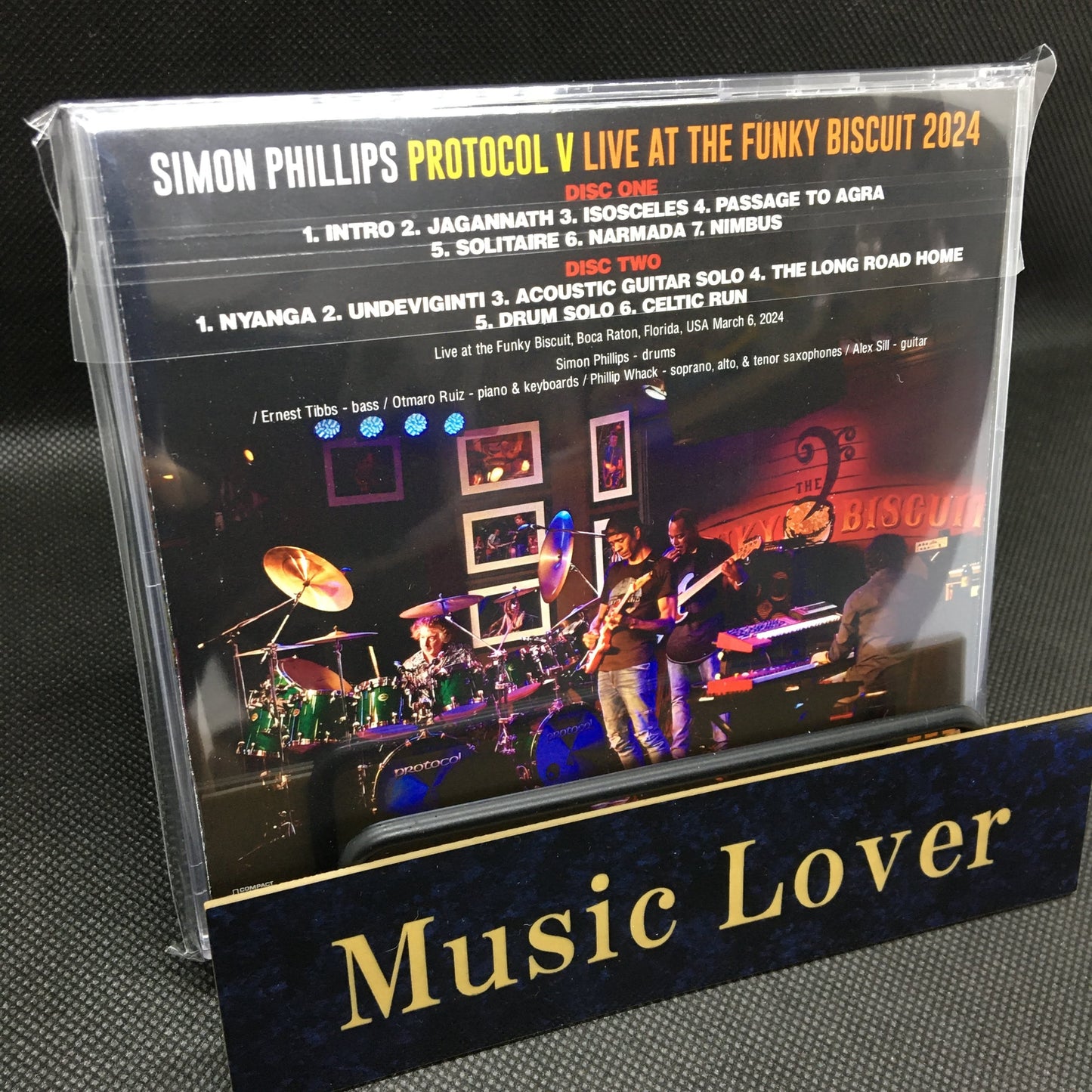 SIMON PHILLIPS & PROTOCOL / PROTOCOL V LIVE AT THE FUNKY BISCUIT 2024  SOUNDBOARD (2CDR)