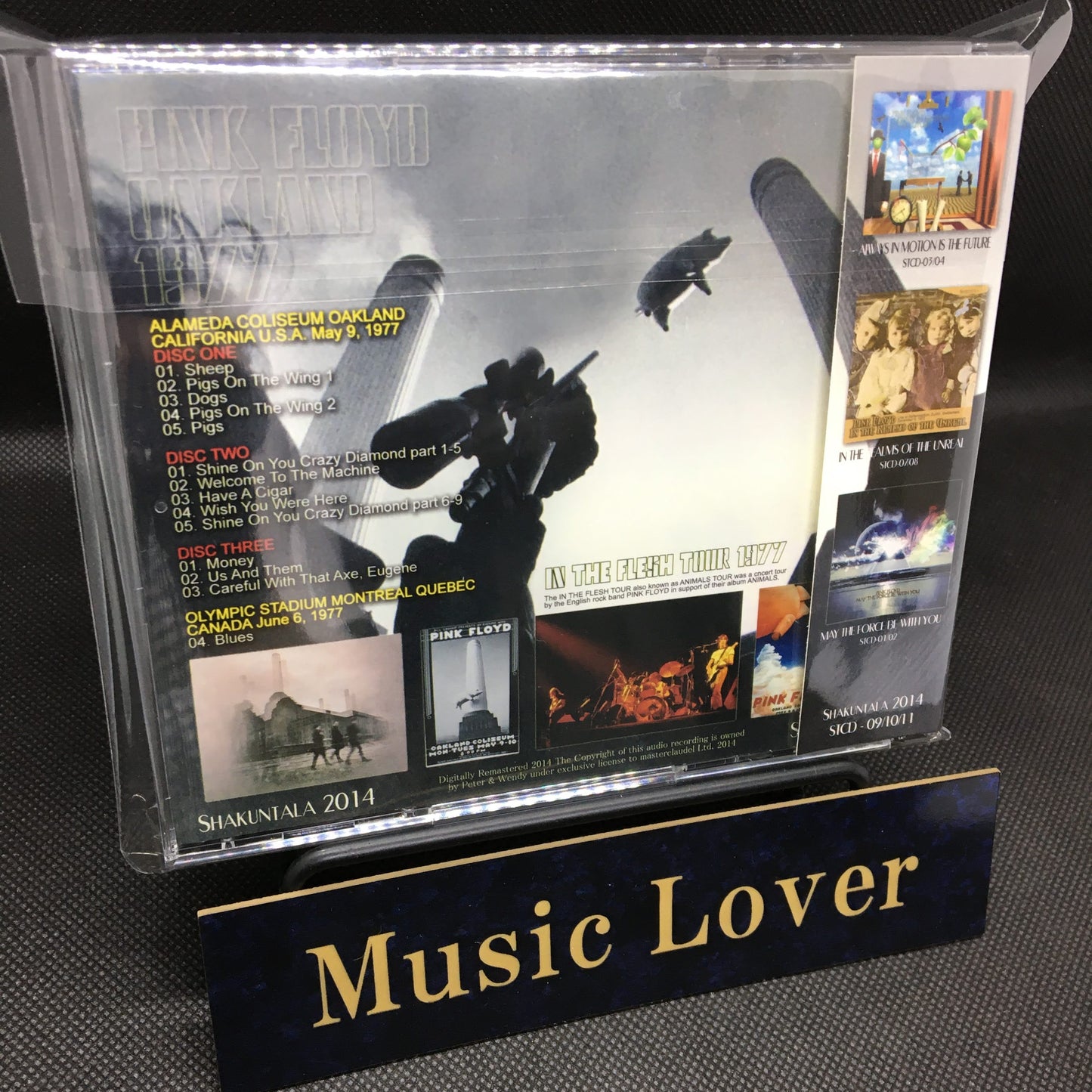 PINK FLOYD 1977 OAKLAND 3CD Factory Press Picture Disc