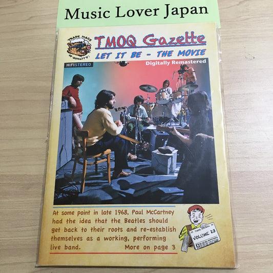 The Beatles Let It Be The Movie 1992 1CD 1DVD 33 Tracks TMOQ Gazette HMC