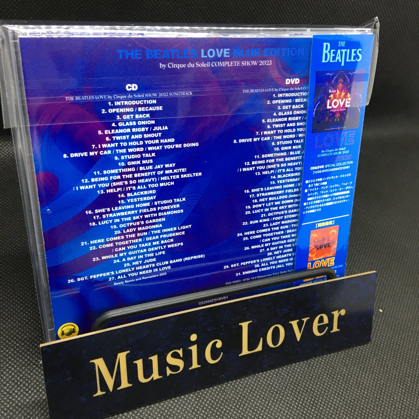 THE BEATLES / LOVE by Cirque du Soleil COMPLETE SHOW 2023 BLUE EDITION (1CD+1DVD)