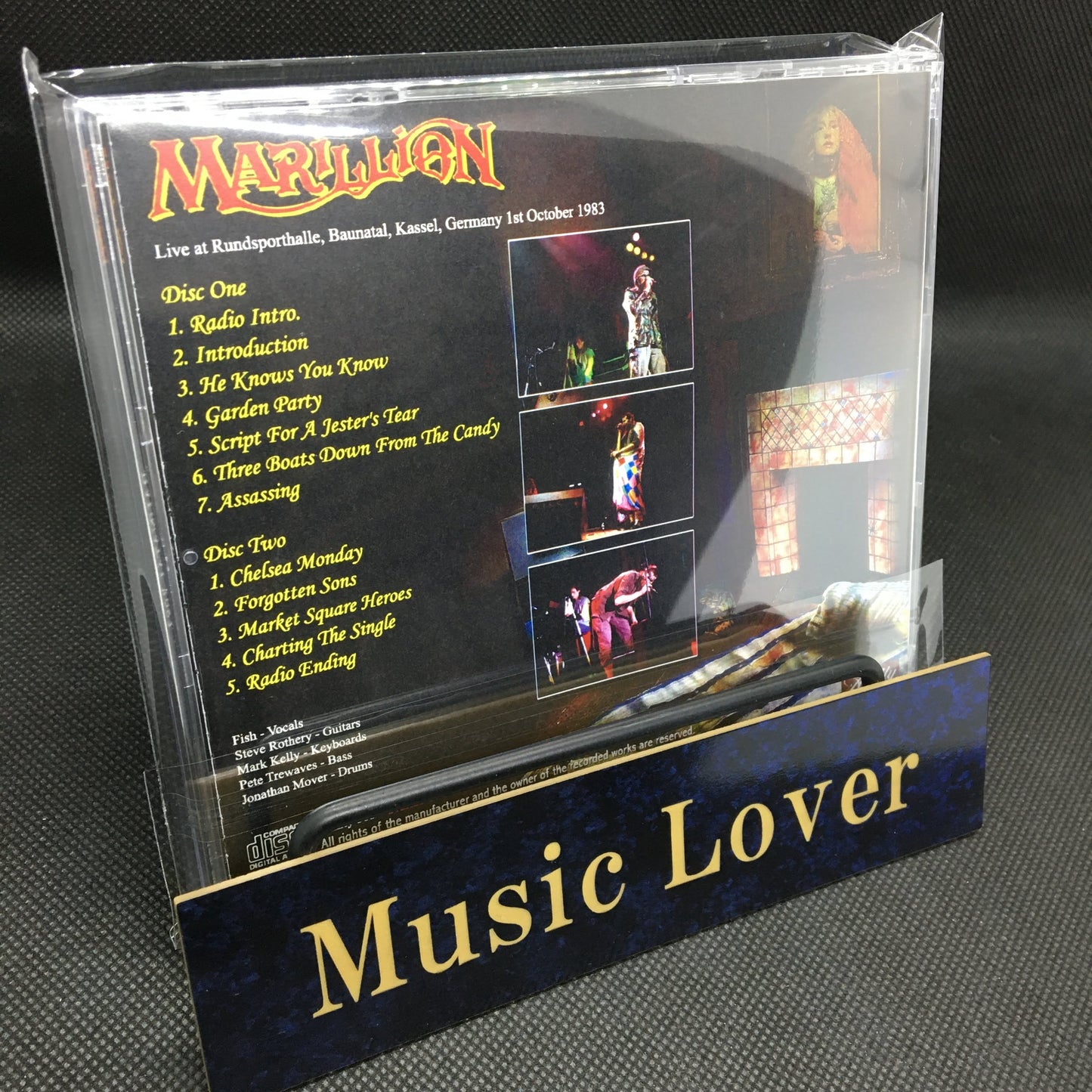 MARILLION / BAUNATAL 1983 STEREO SOUNDBOARD (2CDR)