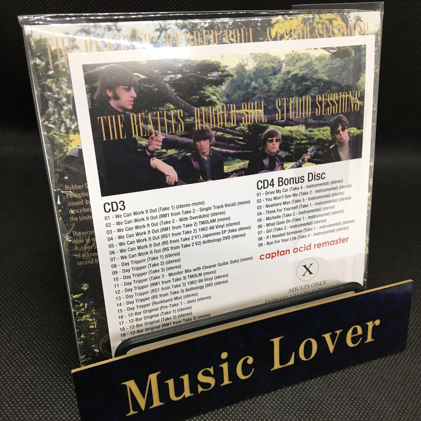 THE BEATLES / RUBBER SOUL studio sessions captain acid remaster (4CD)