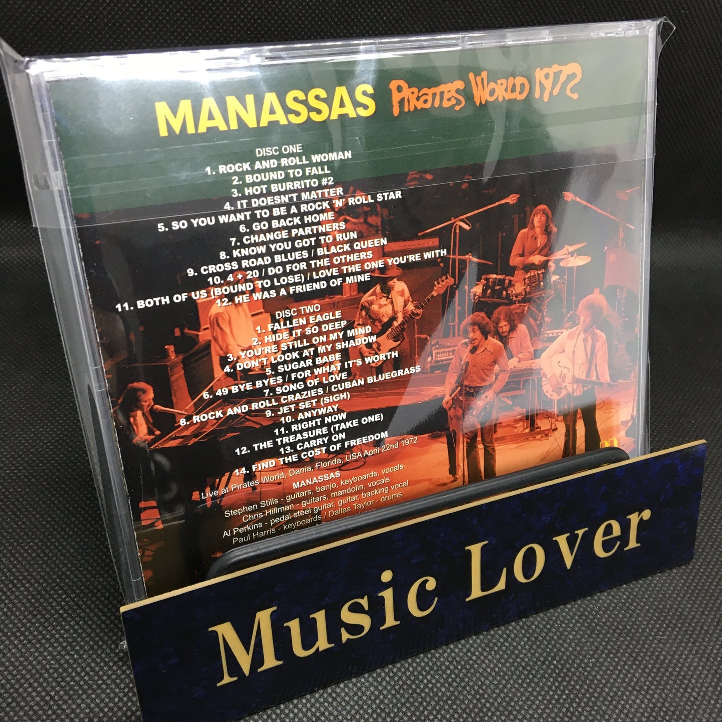 MANASSAS / PIRATES WORLD 1972 SOUNDBOARD (2CDR)