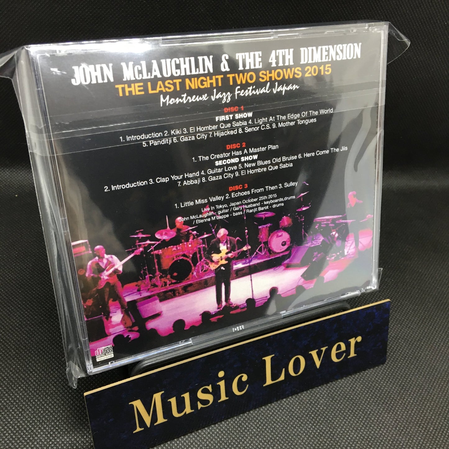 JOHN McLAUGHLIN Y LA 4TA DIMENSIÓN / LA ÚLTIMA NOCHE DOS ESPECTÁCULOS 2015 (3CDR)