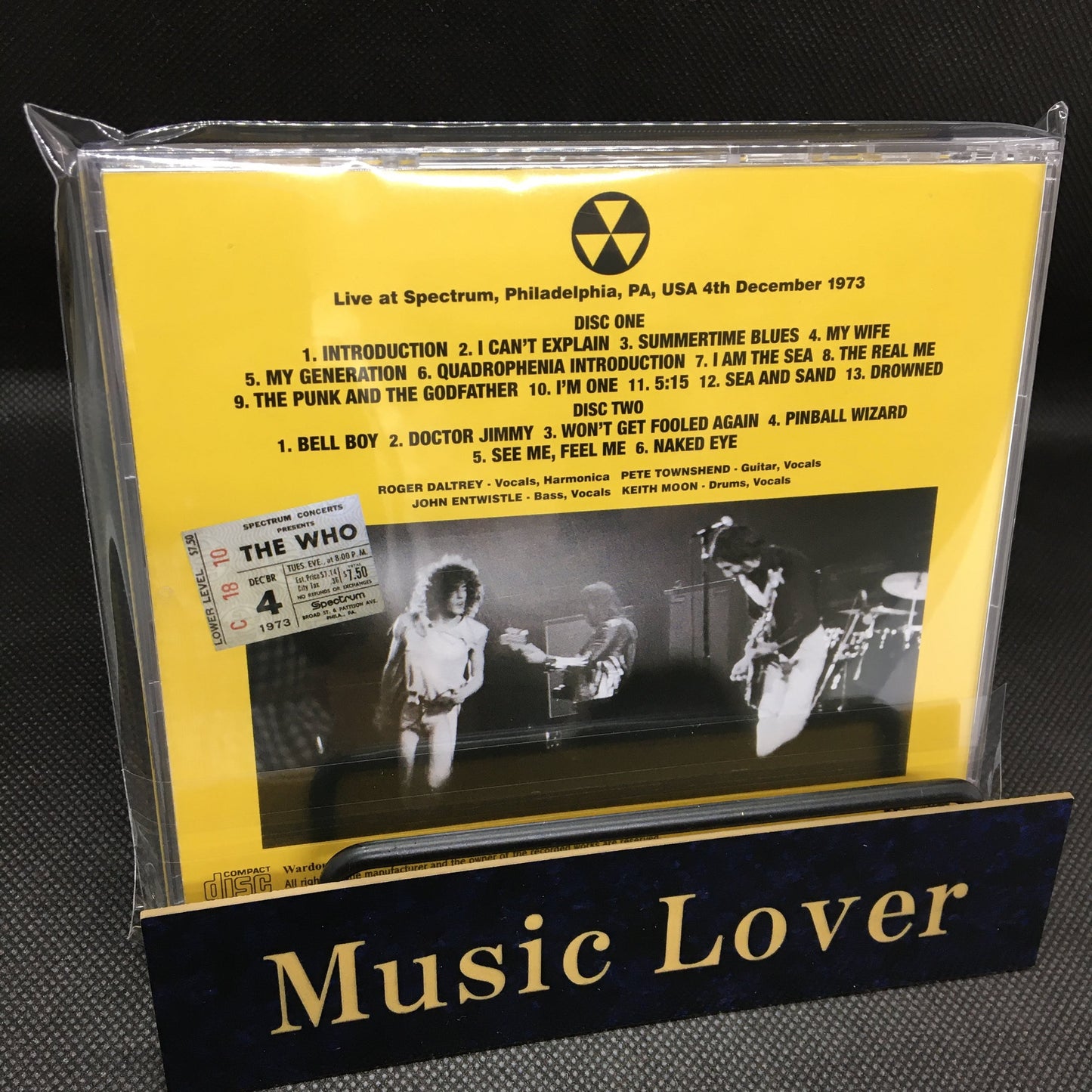 THE WHO / PHILADELPHIA 1973 SOUNDBOARD STEREO SOUNDBOARD (2CD)