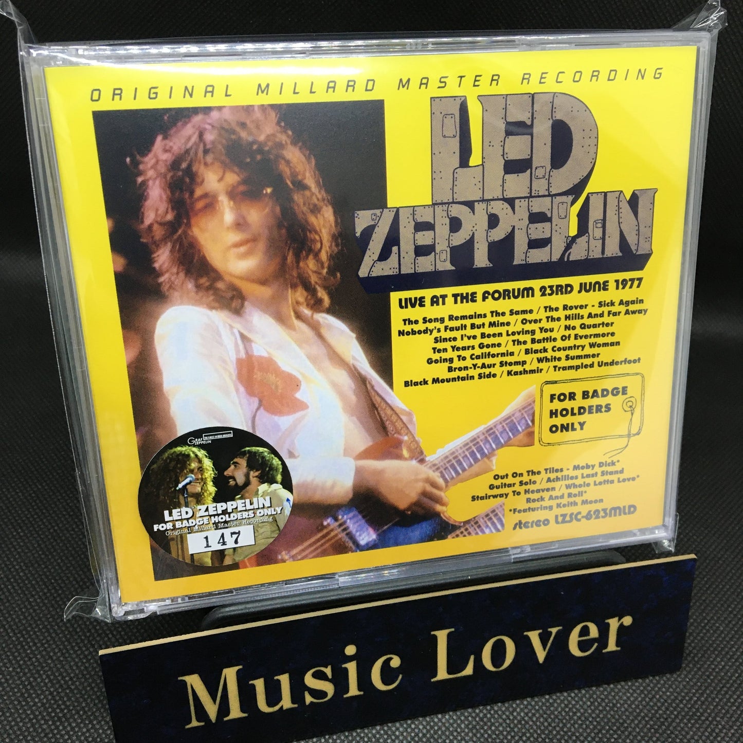 LED ZEPPELIN / FOR BADGE HOLDERS ONLY ORIGINAL MILLARD MASTER RECORDING (4CD)