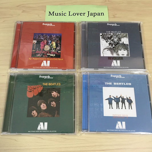 THE BEATLES / AI AUDIO COMPANION 4 Titles Set (8CD) HELP! RUBBER SOUL REVOLVER etc.